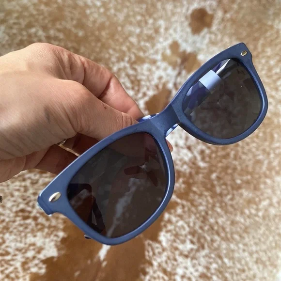 Swiss design Palm Springs blue camp sunglasses display picture 1